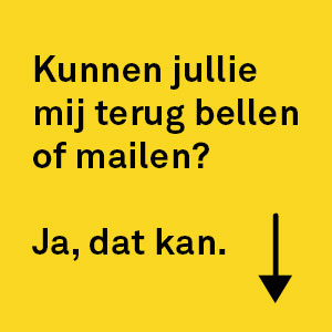 terug bellen mailen